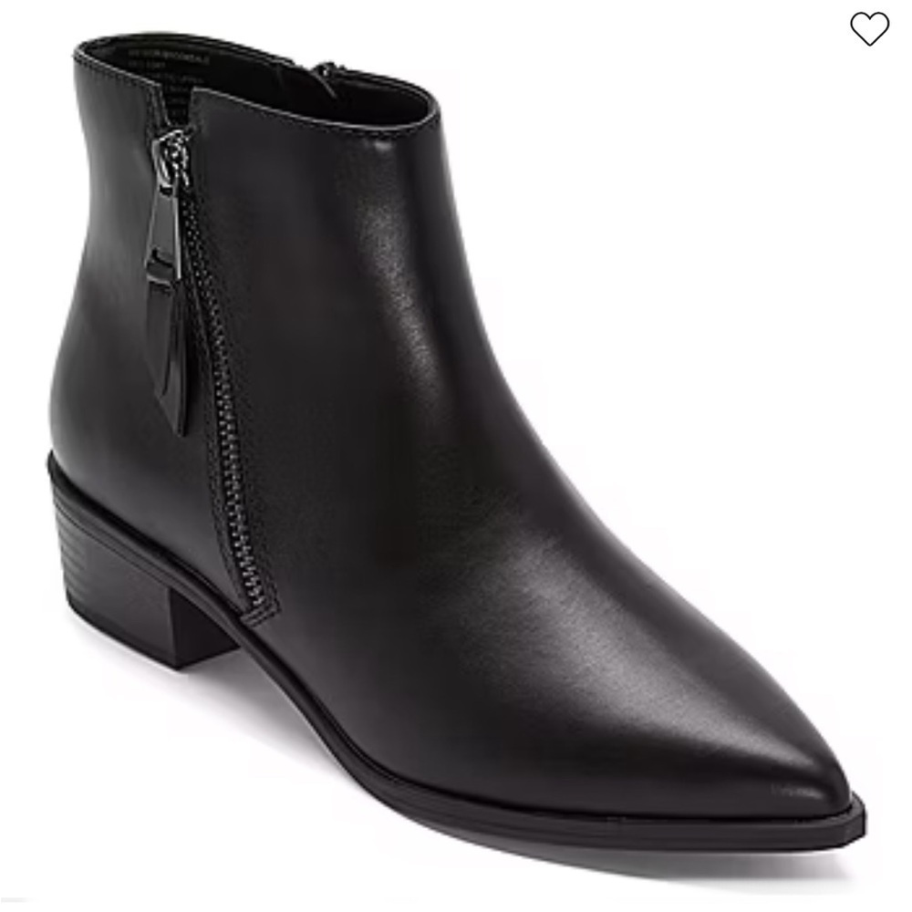 Worthington Women’s Brookdale Block Chunky Heel Ankle Booties Size 8.5 NWT